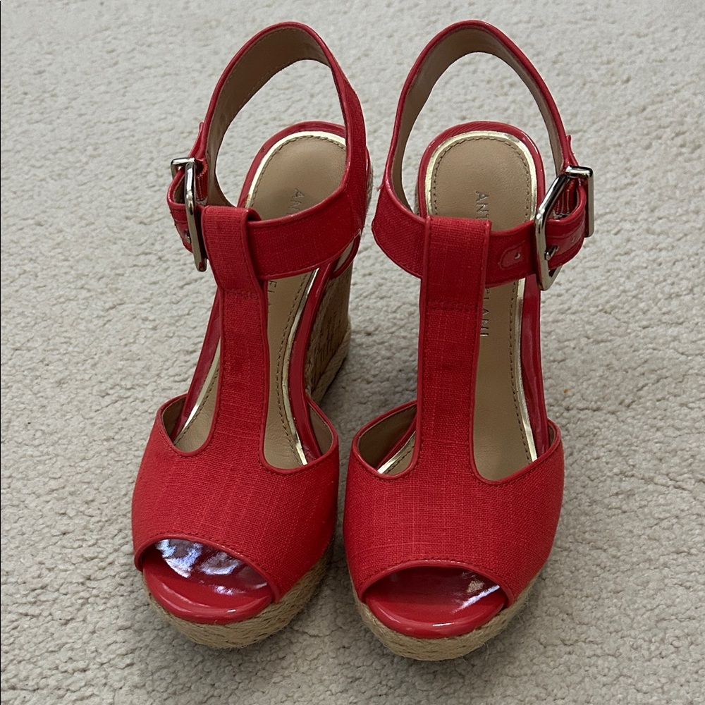 Antonio Melani Coral Cork Heeled Sandals